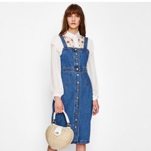 Denim Overall Dress
